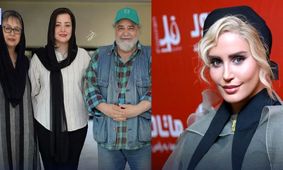 تصاویری ناب از هیجان الناز شاکردوست هنگام دیدار با بازیگران مشهور