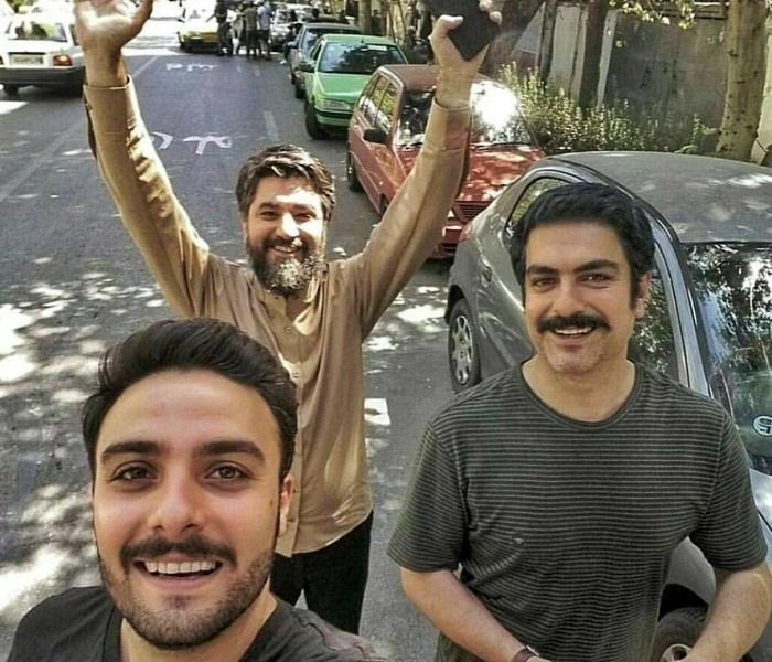 امیرحسین مدرس در پشت صحنه نرگس مست