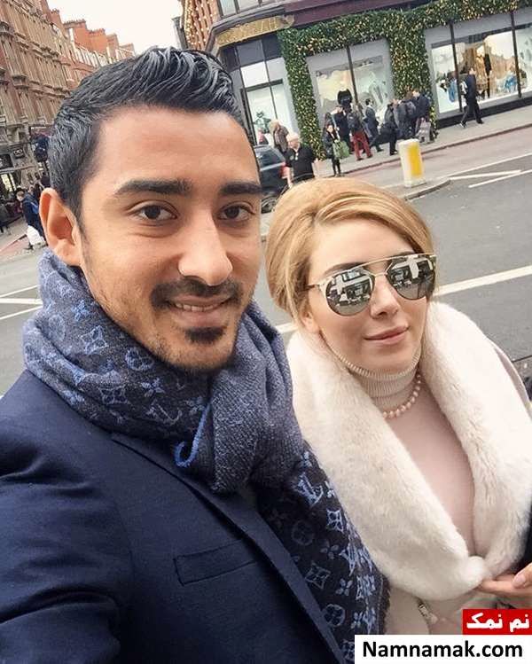 رضاقوچان نژاد و همسرش سروین بیات