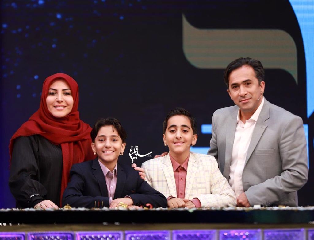 امیر ابوالفضل و امیر ارسلان پسران المیرا شریفی مقدم و داوود عابدی