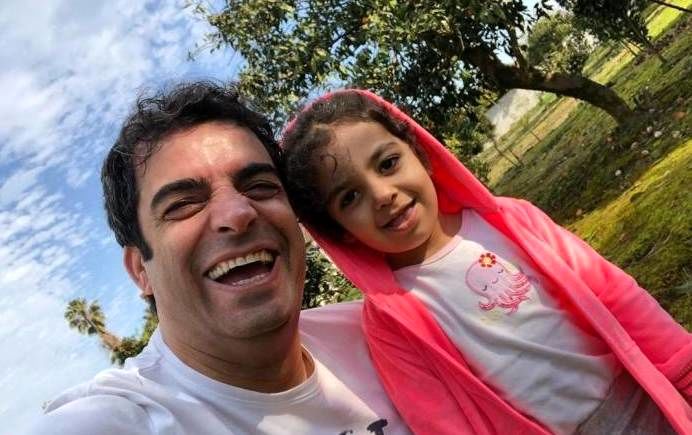 منوچهر هادی و دخترش