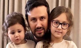 خانواده استخری در حال شکار لحظات رویایی کنار دریاچه تار؛ تصاویر لو رفت!