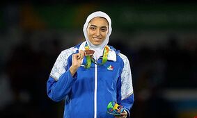 عکس عجیب کیمیا علیزاده در آلمان! / خانم تکنواندو کار بعد از طلاق دیوانه شد!