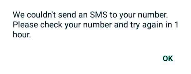 مسدود شدن پیامک تاییدیه واتساپ در ایران برای کاربران ایرانی