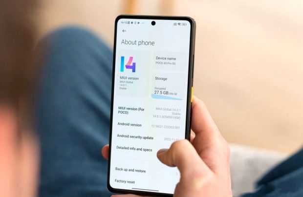 رابط کاربری MIUI