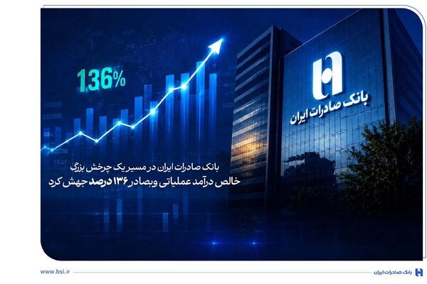 خالص درآمد عملیاتی وبصادر ۱۳۶ درصد جهش کرد