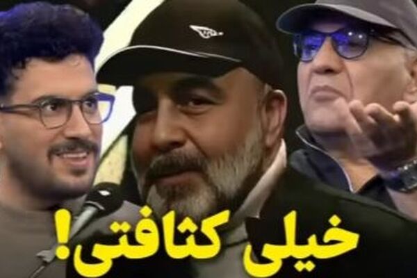 رضا عطاران در جشن حافظ به قیاسی تاخت: دعوای من و مدیری؟ تو خیلی کثافتی! + فیلم