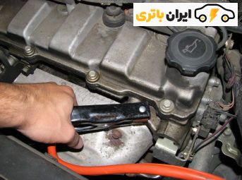 اتصال به بدنه باتری به باتری - کابل منفی