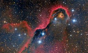 تصویر روز ناسا: هیولایی در سحابی خرطوم فیل
