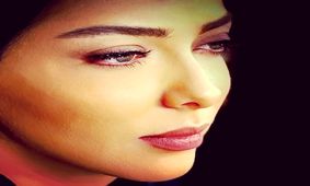 دلبری لیلا اوتادی با موهای مشکی اش + عکس با میکاپ غلیظ