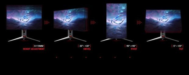مانیتور گیمینگ ۲۷ اینچی ایسوس ROG Swift QHD OLED