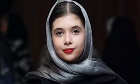 عکس خیره کننده از چهره جذاب نفس بازغی / چشم رنگی و فوق العاده جذاب !