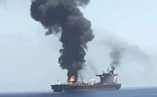 سپاه: دو نفتکش متخلف در تنگه هرمز مورد اصابت قرار گرفتند