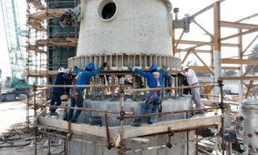 راکتور پروژه زیست محیطی تصفیه نفت سفید شرکت اکسیر ایرانیان نصب شد