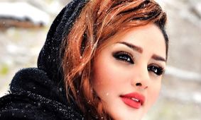 عکس شلوار توری دنیا جهانبخت در خیابان 