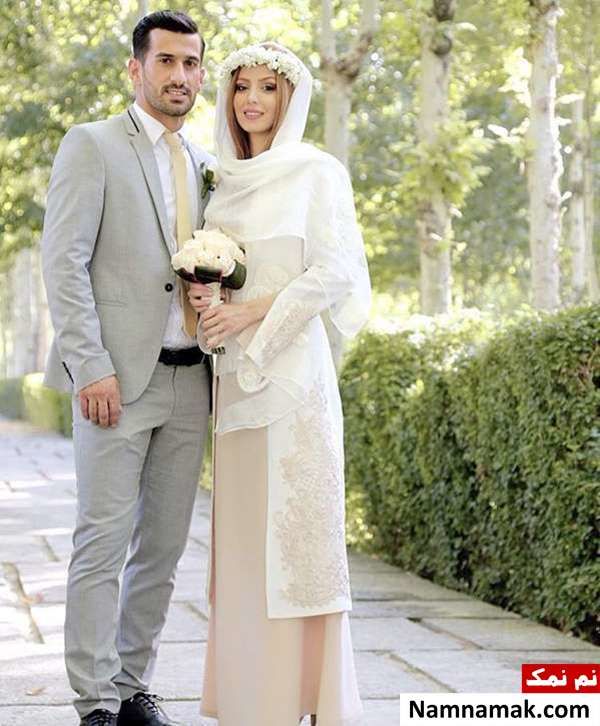 احسان حاج صفی و همسرش آذین