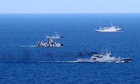 رزمایش مشترک ایران، چین و روسیه در آبهای دریای عمان