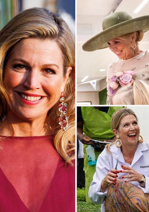 گوشواره‌های ملکه ماکسیما