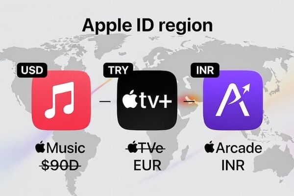 تأثیر ریجن اپل روی قیمت اشتراک Apple Music، TV+، Arcade و iCloud