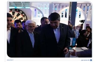 میزبانی بانک صادرات ایران از معاون اول رئیس‌جمهور در نمایشگاه الکامپ/ قدردانی محمدرضا عارف از عرضه خدمات هوشمند به مشتریان
