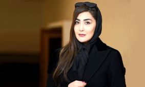 استایل خاص و آرایش غلیظ مریم معصومی در جشن تولدش + عکس