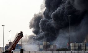 اجازه پهلوگیری نخستین کشتی پس از حادثه در بندر شهید رجایی صادر شد!