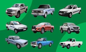جدیدترین لیست قیمت وانت‌های دست دوم ایرانی در تیر 1404 + جدول