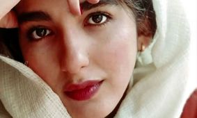 استایل عجیب‌وغریب بازیگر سریال تاسیان با چادر گل‌گلی!