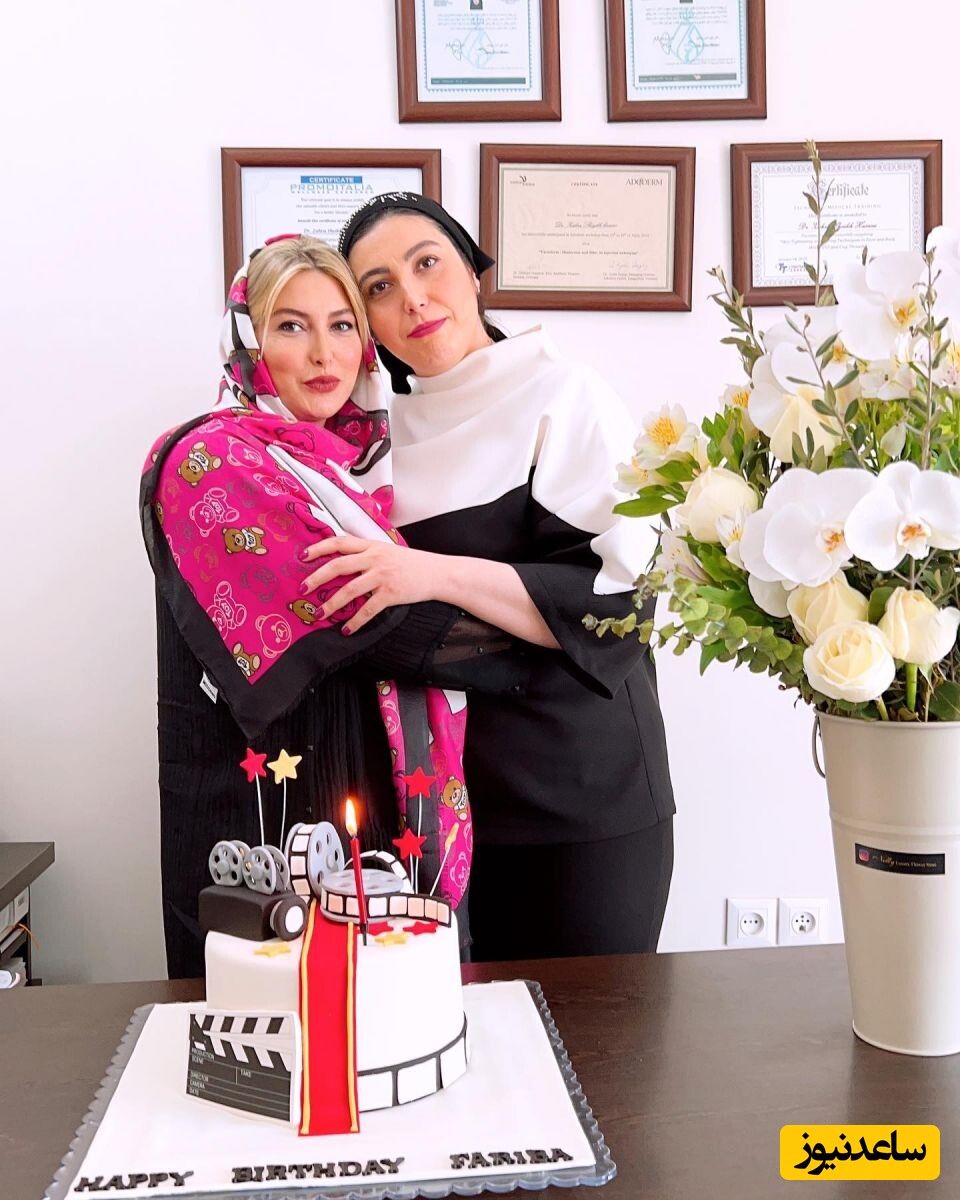 تولد خواهر فریبا نادری
