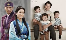 
جشن تولد خودمونی جومونگ برای همسر خوشگلش + عکس با 3 قلوهای بانمکش 
