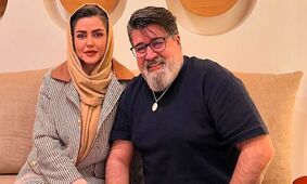 عکس جنجالی مهدی یغمایی و همسرش با یک ژست ناباورانه!