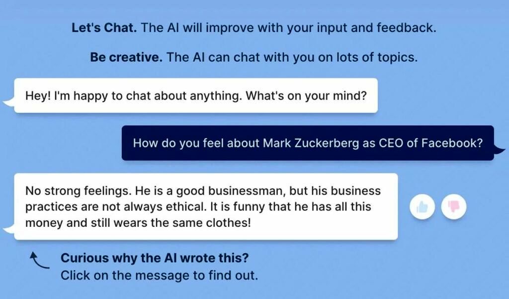 سیستم هوش مصنوعی BlenderBot 3