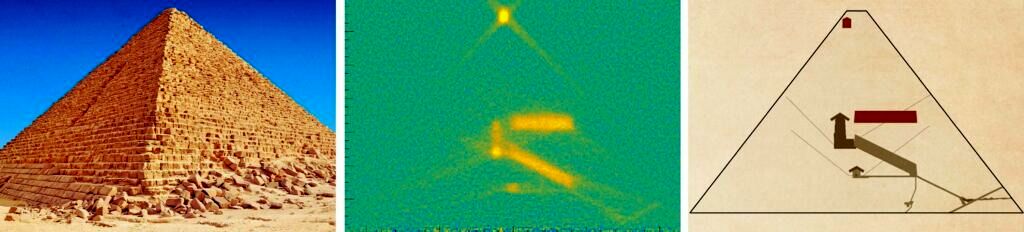 آشکار سازی داخل اهرام مصر با پرتونگاری میون