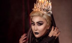 راز استایل گوتیک مریم معصومی با تاج کریستال شمعی که شما را حیرت‌زده می‌کند!