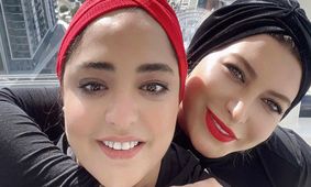 استایل سنتی نرگس محمدی و فریبا نادری در قلب سلیمانیه عراق! +عکس