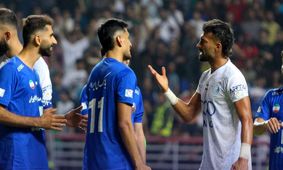 اثر ضربه رامین رضاییان روی بازیکن استقلال خوزستان موند! +عکس