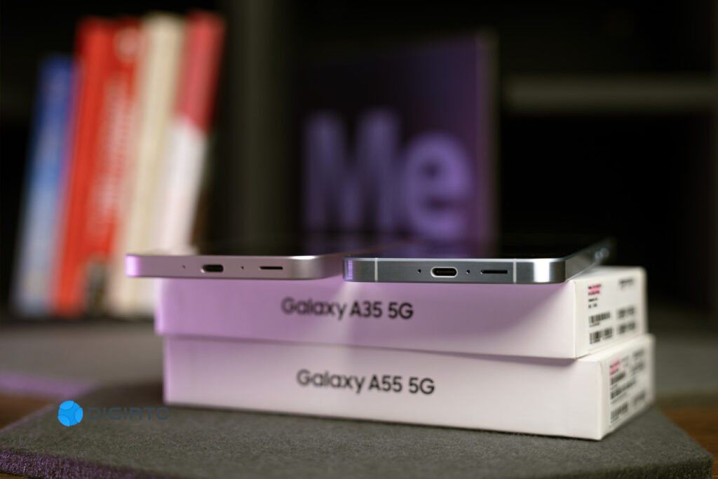 مقایسه گوشی A55 و A35