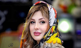 عکس نیوشا ضیغمی در کنار دو مرد غول پیکر ! / این آقایون کی باشند ؟!