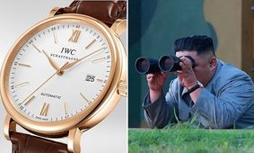 ساعت لاکچری 10ھزار پوندی بر مچ رھبر کره شمالی
