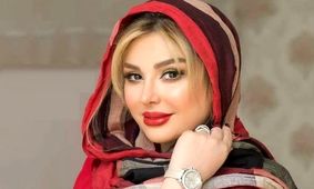 این زن مو بلوند بدل جذاب نیوشا ضیغمی است / زیباتر از خانم بازیگر !