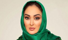 تنها عکس از الهام حمیدی در آغوش یک مرد ! / دلبری خانم بازیگر در بچگی !