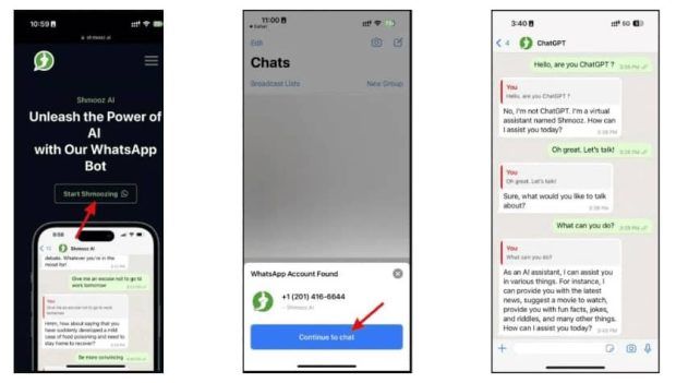  استفاده از ChatGPT در واتساپ