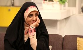 عکس جلف بازی ستاره سادات قطبی با شوهر پیرش 