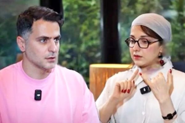 لحظه حیرت‌انگیز علی ضیا از واکنش روشنک گرامی به خیانت همسرش؛ «اینجاش بامزه‌اس!»