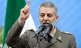 سرلشکر موسوی: شما آمریکایی‌ها از سیلی انتقام در امان نخواهید بود + فیلم