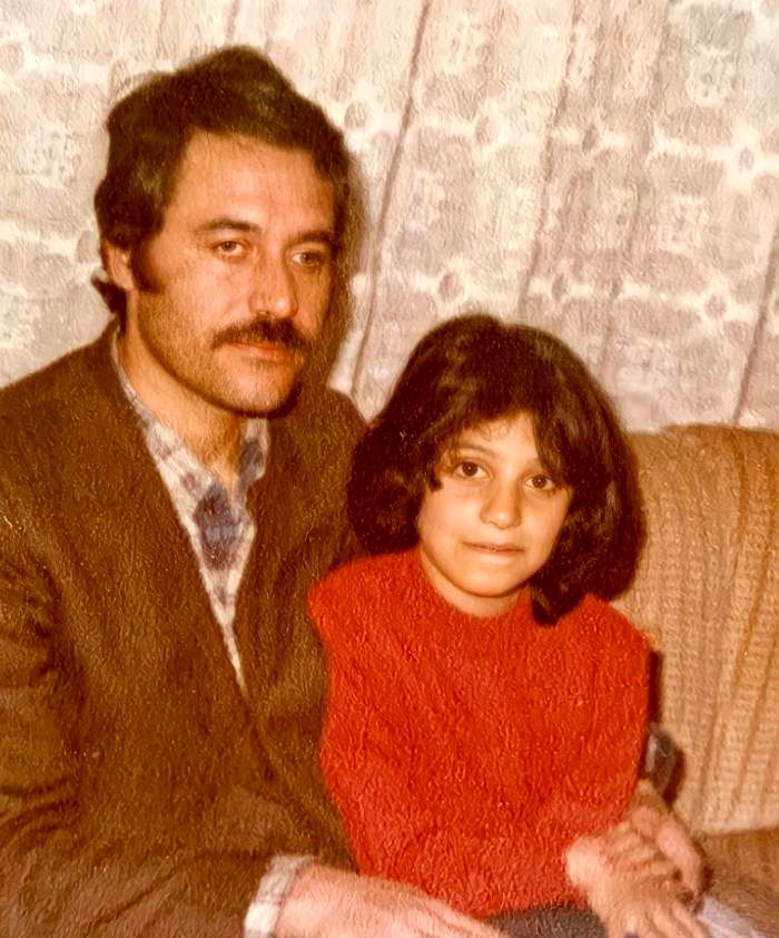 شبنم مقدم و پدرش