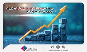 بیمه ملت بیش از ۲ هزار و ۶۸۰ میلیارد تومان حق بیمه در فروردین‌ماه ۱۴۰۴ تولید کرد