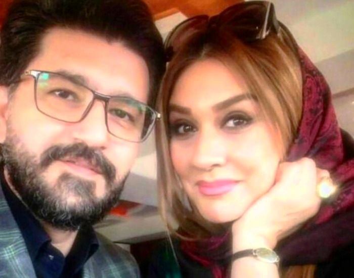 سلفی امیرحسین مدرس و همسرش