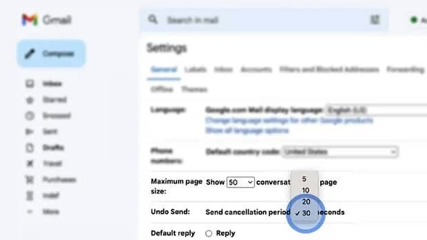 ایمیل ارسال لغو