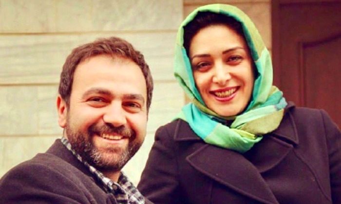 آرش مجیدی و همسرش